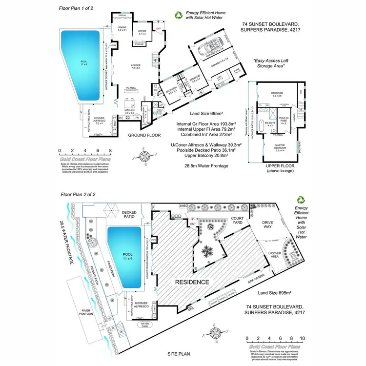 Floorplan of Homely house listing, 74 Sunset Boulevard, Surfers Paradise QLD 4217