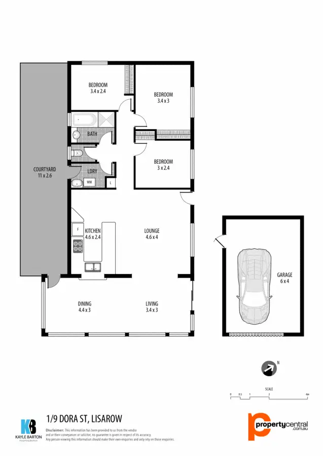 Floorplan of Homely house listing, 1/9 Dora Street, Lisarow NSW 2250