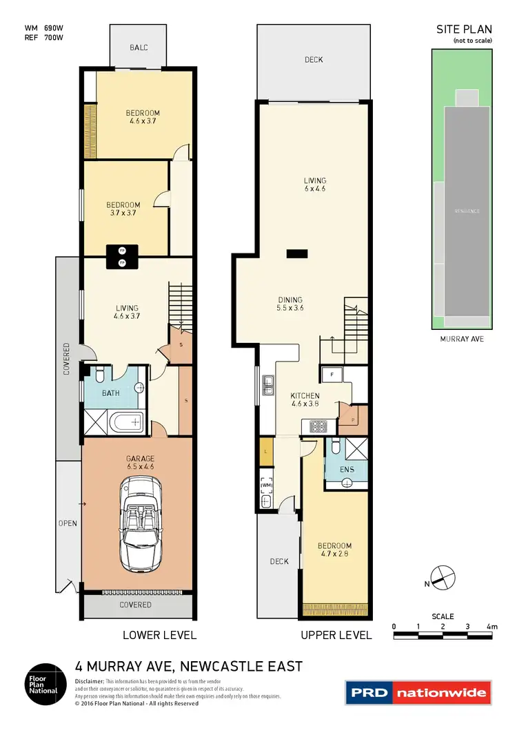 Floorplan of Homely house listing, 4 Murray Avenue, Newcastle East NSW 2300