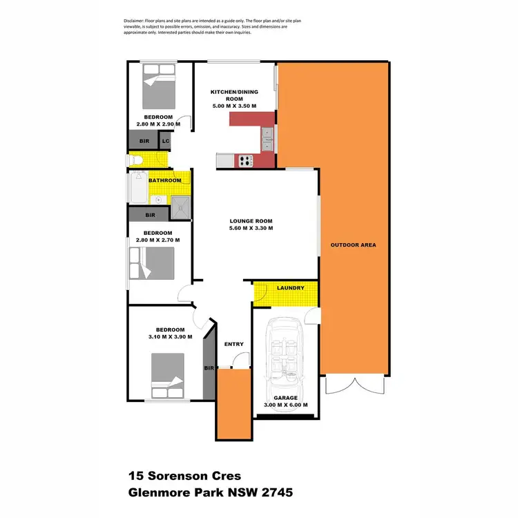 Floorplan of Homely house listing, 15 Sorenson Crescent, Glenmore Park NSW 2745