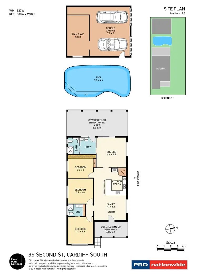 Floorplan of Homely house listing, 35 Second Street, Cardiff South NSW 2285