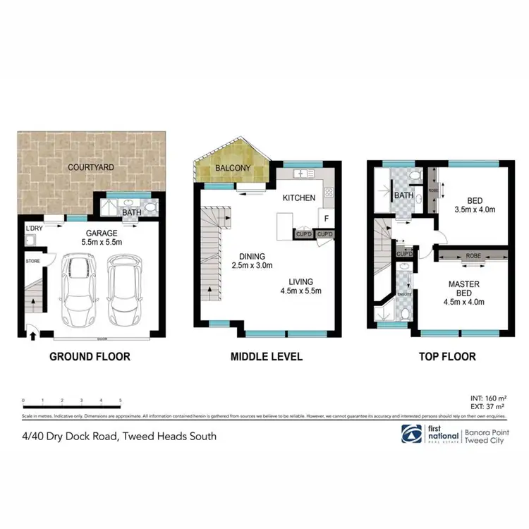 Floorplan of Homely townhouse listing, 4/40 Dry Dock Road, Tweed Heads South NSW 2486
