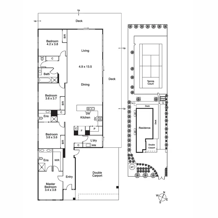 Floorplan of Homely house listing, 53 Maude Street, Mount Martha VIC 3934