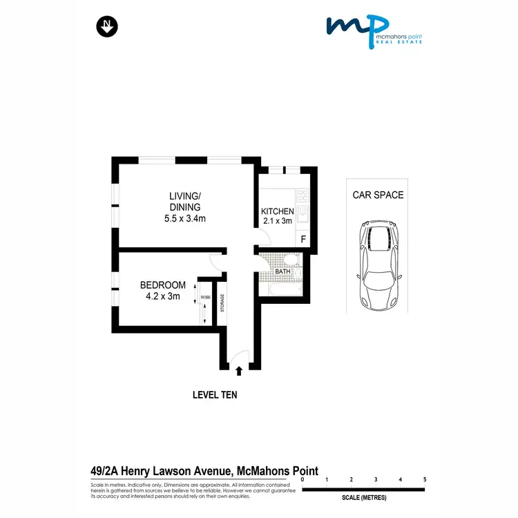 Floorplan of Homely apartment listing, 49/2a Henry Lawson Avenue, Mcmahons Point NSW 2060