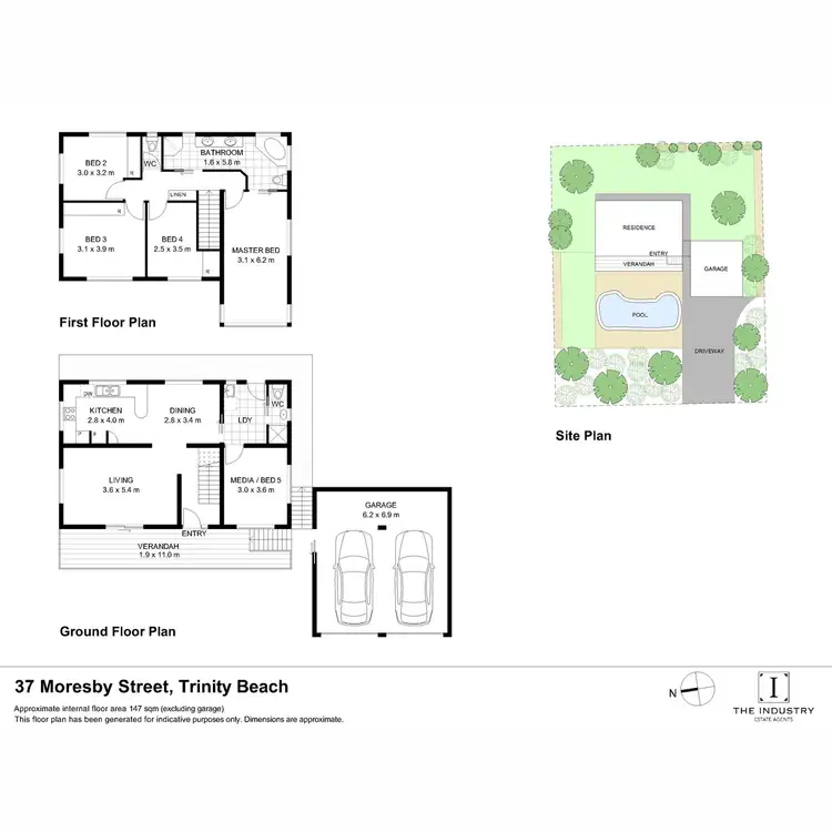 Floorplan of Homely house listing, 37 Moresby Street, Trinity Beach QLD 4879