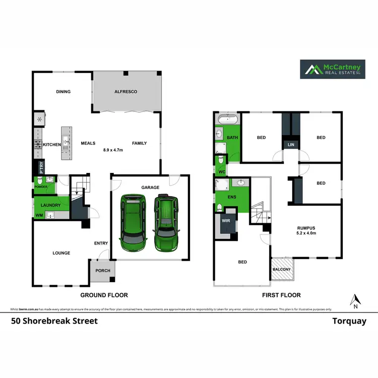 Floorplan of Homely house listing, 50 Shorebreak Street, Torquay VIC 3228