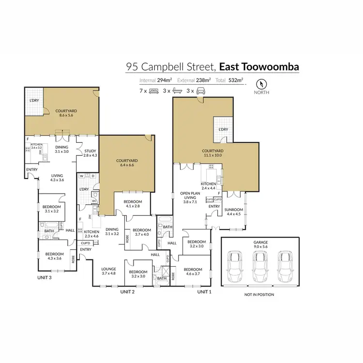 Floorplan of Homely house listing, 95 Campbell Street, East Toowoomba QLD 4350