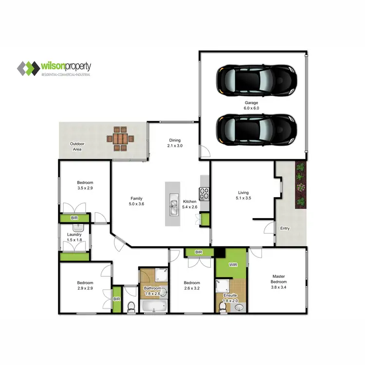 Floorplan of Homely house listing, 5 Westminster Street, Traralgon VIC 3844