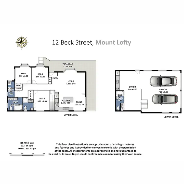 Floorplan of Homely house listing, 12 Beck Street, Mount Lofty QLD 4350
