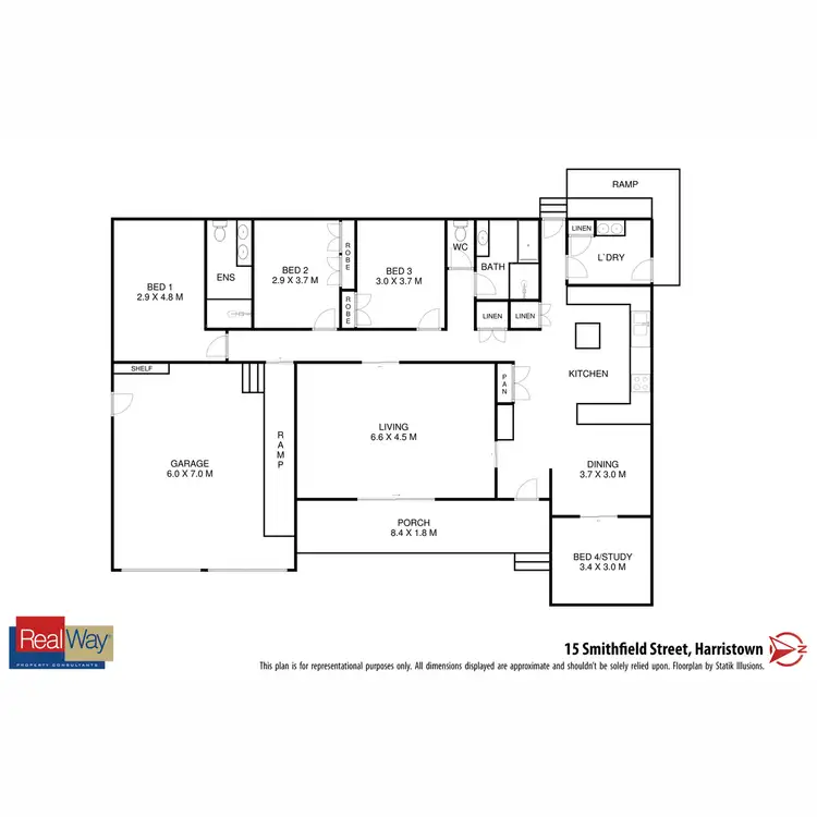 Floorplan of Homely house listing, 15 Smithfield Street, Harristown QLD 4350