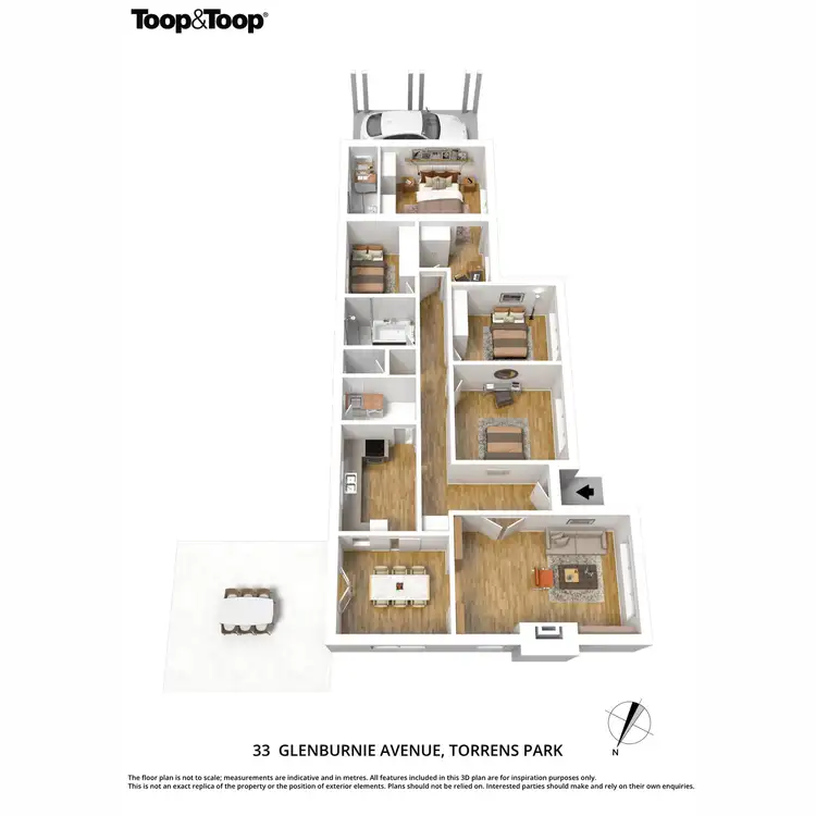 Floorplan of Homely house listing, 33 Glenburnie Avenue, Torrens Park SA 5062