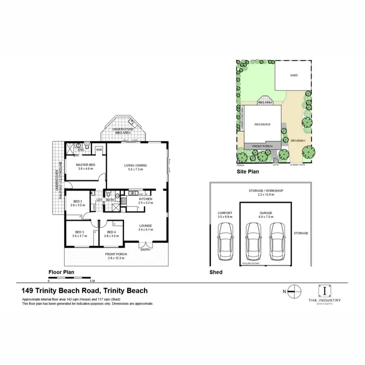 Floorplan of Homely house listing, 149 Trinity Beach Road, Trinity Beach QLD 4879
