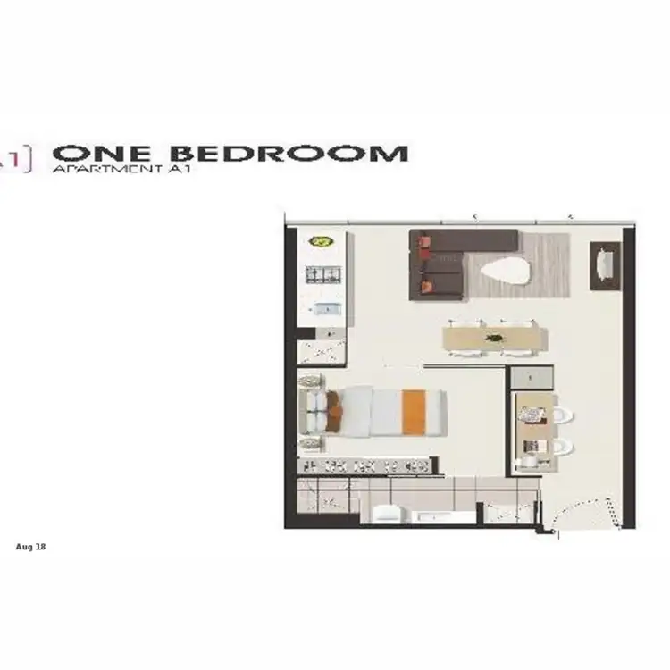Floorplan of Homely apartment listing, 306/8 Church Street, Fortitude Valley QLD 4006