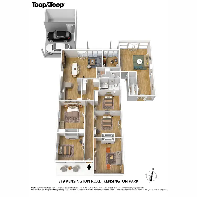 Floorplan of Homely house listing, 319 Kensington Road, Kensington Park SA 5068