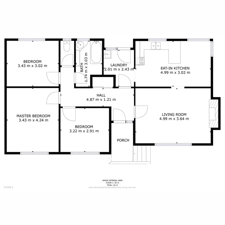 Floorplan of Homely house listing, 5 Farrow Place, Bridgewater TAS 7030