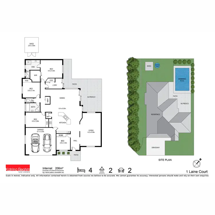 Floorplan of Homely house listing, 1 Laine Court, Goonellabah NSW 2480