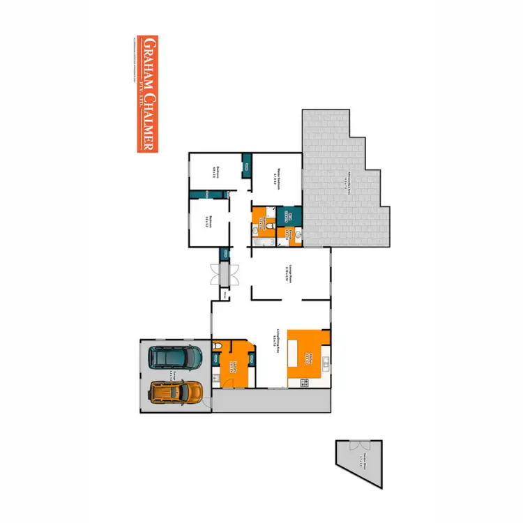Floorplan of Homely house listing, 6 Capella Court, Sale VIC 3850