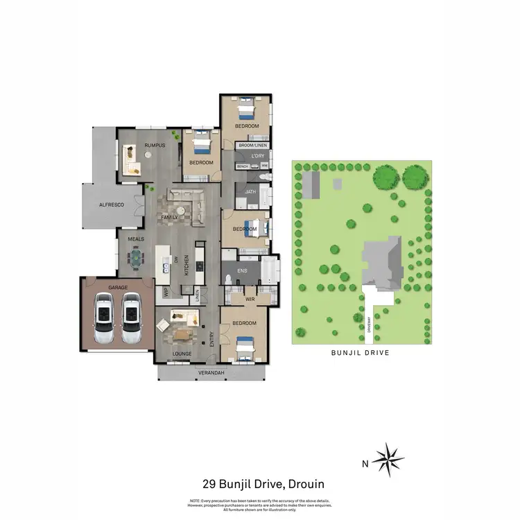 Floorplan of Homely house listing, 29 Bunjil Drive, Drouin VIC 3818