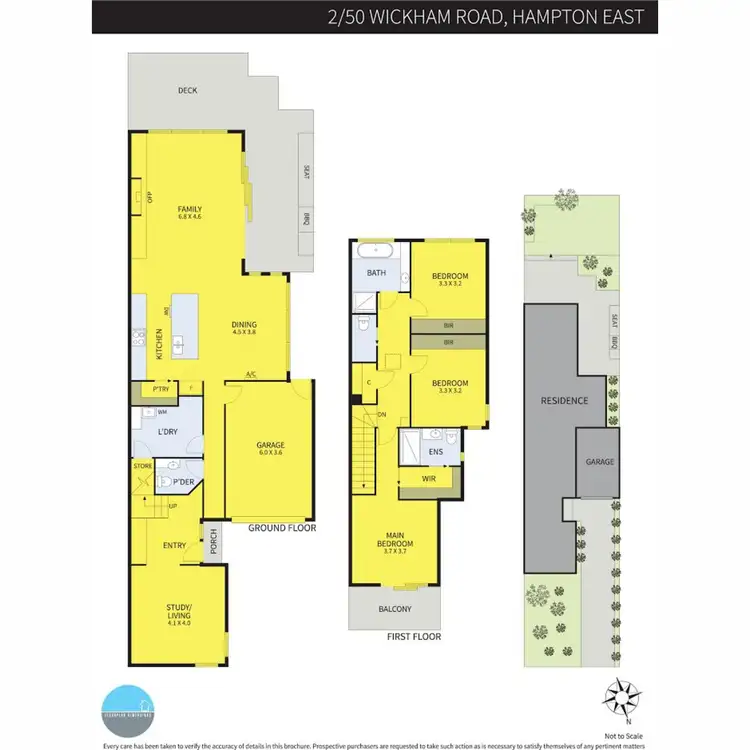Floorplan of Homely house listing, 2/50 Wickham Road, Hampton East VIC 3188