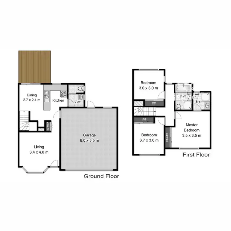 Floorplan of Homely townhouse listing, 8/194 Dromana Parade, Safety Beach VIC 3936