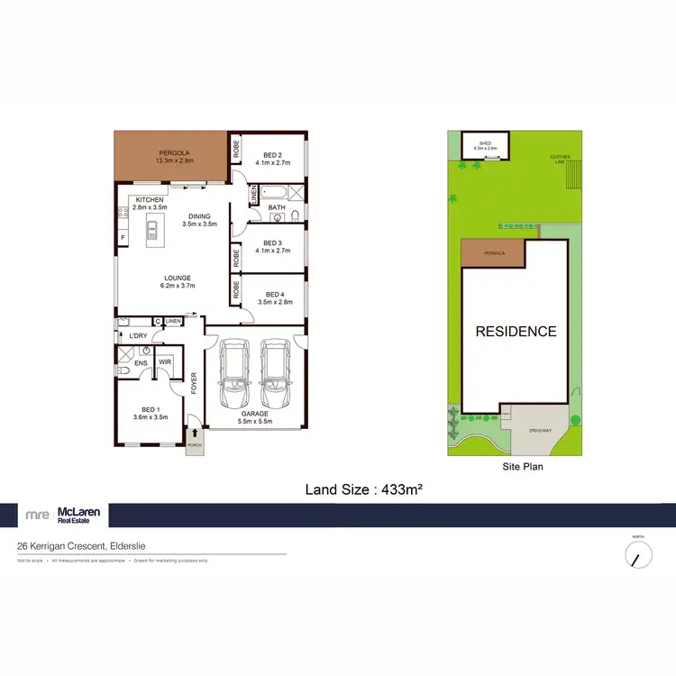 Floorplan of Homely house listing, 26 Kerrigan Crescent, Elderslie NSW 2570