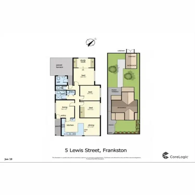 Floorplan of Homely house listing, 5 Lewis Street., Frankston VIC 3199