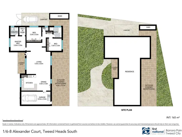Floorplan of Homely semi-detached listing, 1/6-8 Alexander Court, Tweed Heads South NSW 2486