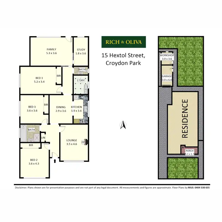 Floorplan of Homely house listing, 15 Hextol Street, Croydon Park NSW 2133