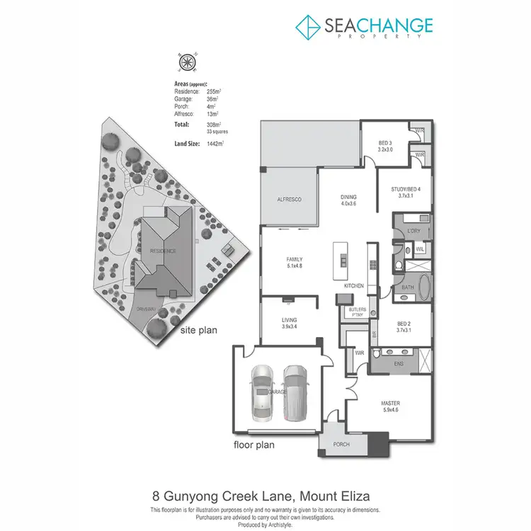 Floorplan of Homely house listing, 8 Gunyong Creek Lane, Mount Eliza VIC 3930