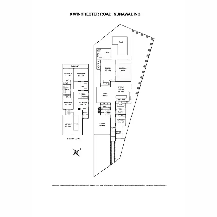 Floorplan of Homely house listing, 8 Winchester Road, Nunawading VIC 3131