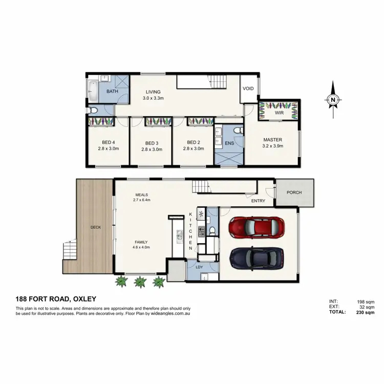 Floorplan of Homely house listing, 188 Fort Road, Oxley QLD 4075