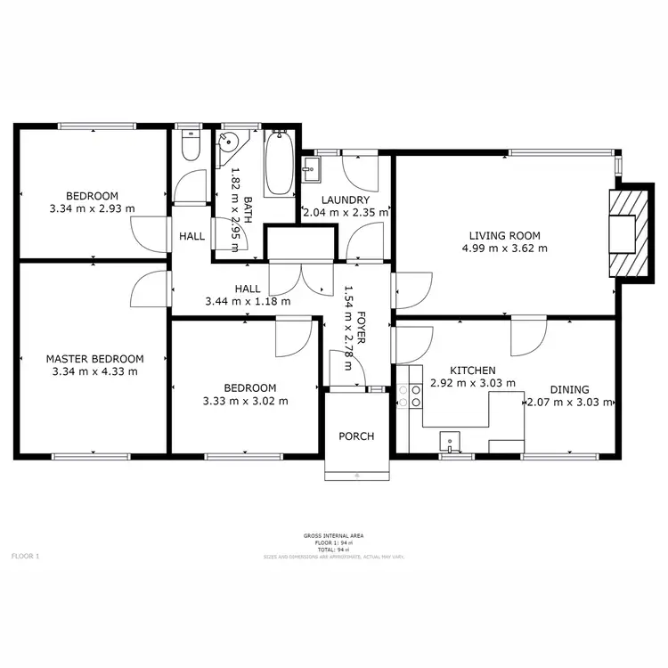 Floorplan of Homely house listing, 2 Maxwell Drive, Bridgewater TAS 7030