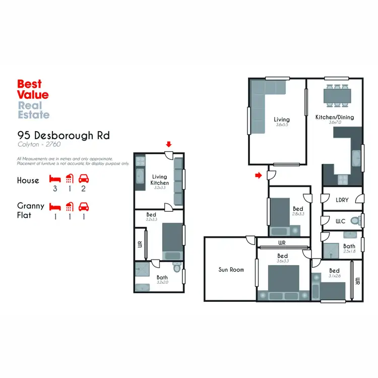 Floorplan of Homely house listing, 95 Desborough Street, Colyton NSW 2760