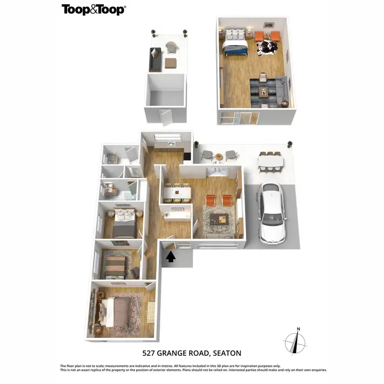 Floorplan of Homely house listing, 527 Grange Road, Seaton SA 5023