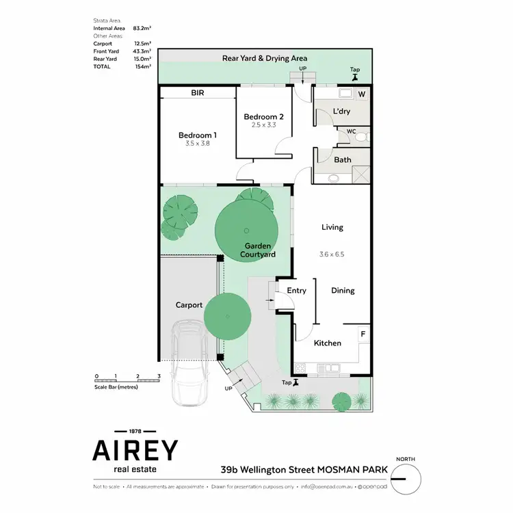 Floorplan of Homely villa listing, 39B Wellington Street, Mosman Park WA 6012