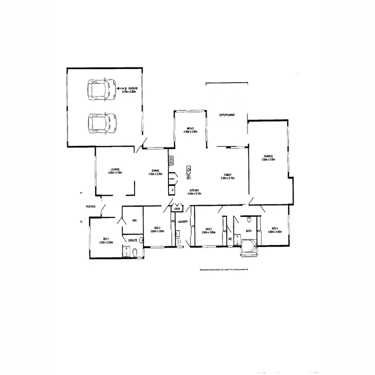 Floorplan of Homely house listing, 1a Avondale Drive, Wodonga VIC 3690