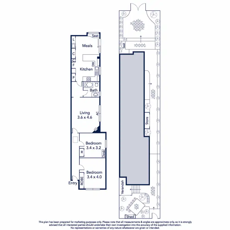Floorplan of Homely house listing, 6 Kensington Road, Kensington VIC 3031