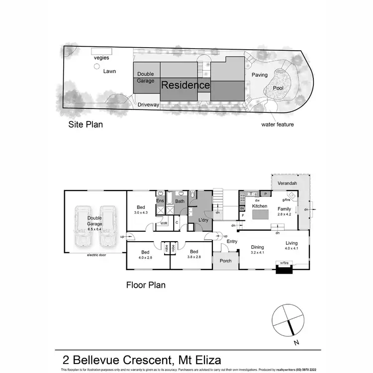 Floorplan of Homely house listing, 2 Bellevue Crescent, Mount Eliza VIC 3930