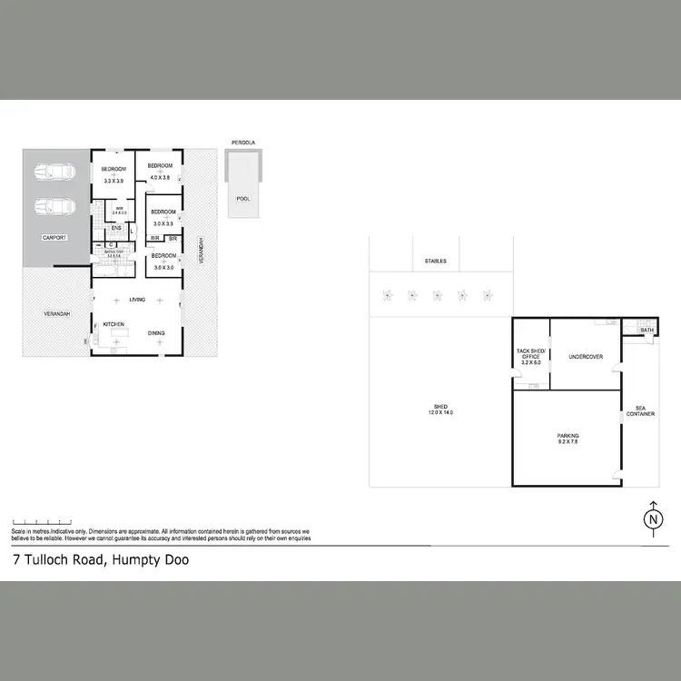 Floorplan of Homely rural property listing, 4690/7 Tulloch Road, Humpty Doo NT 836