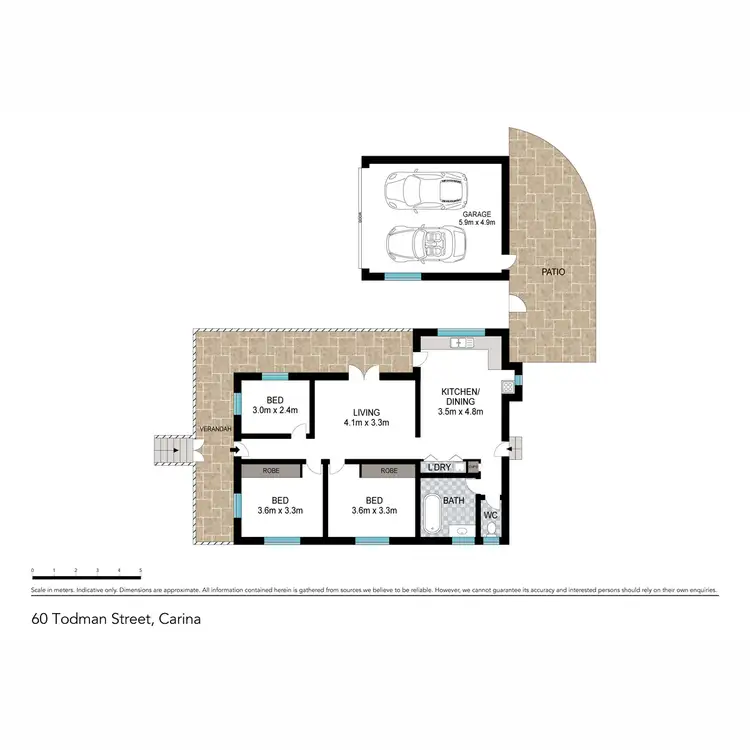 Floorplan of Homely house listing, 60 Todman Street, Carina QLD 4152