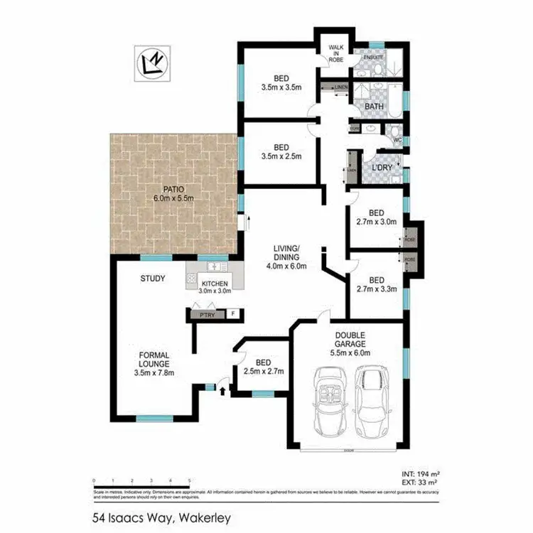 Floorplan of Homely house listing, 54 Isaacs Way, Wakerley QLD 4154