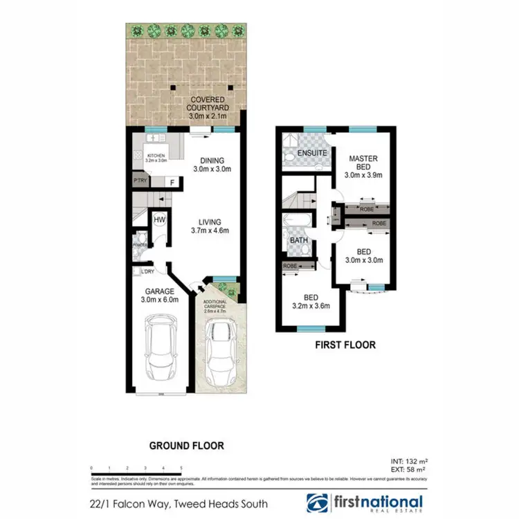 Floorplan of Homely townhouse listing, 22/1 Falcon Way, Tweed Heads South NSW 2486