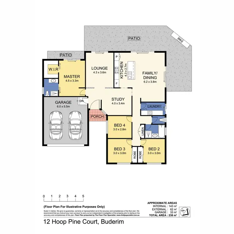 Floorplan of Homely house listing, 12 Hoop Pine Court, Buderim QLD 4556