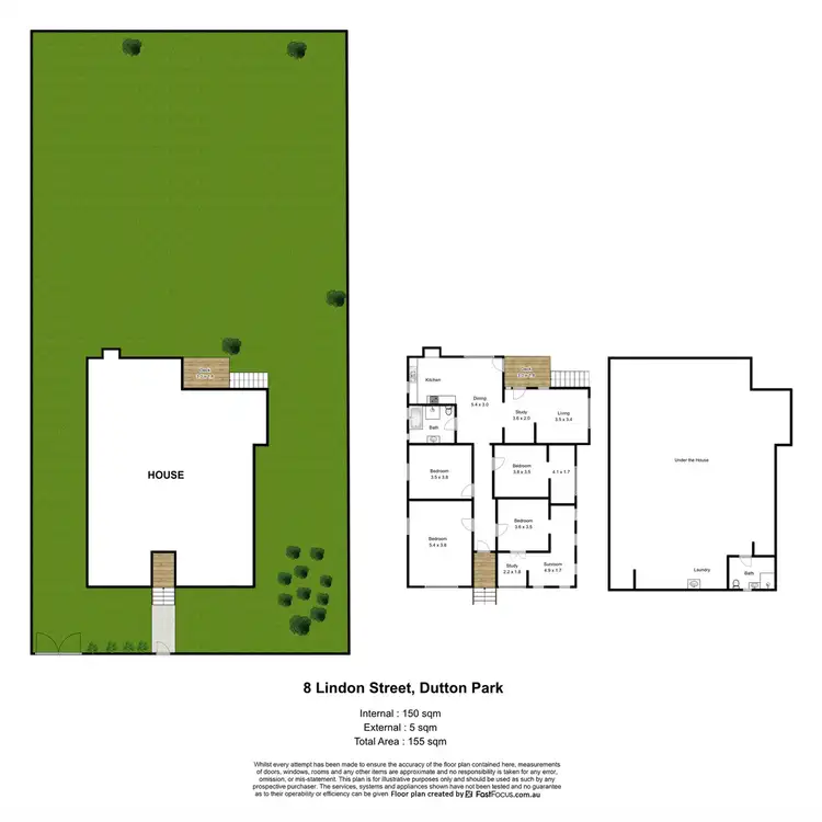 Floorplan of Homely house listing, 8 Lindon Street, Dutton Park QLD 4102