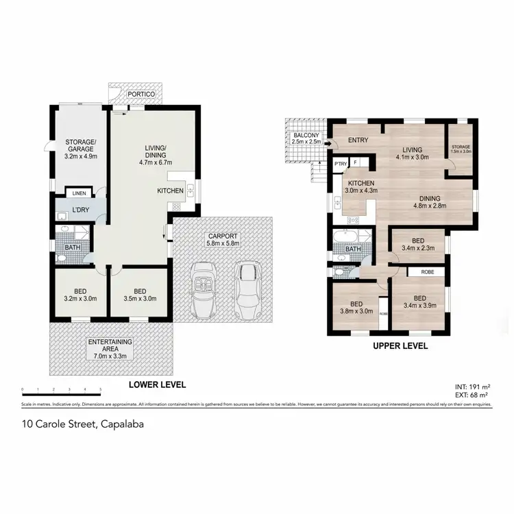 Floorplan of Homely house listing, 10 Carole Street, Capalaba QLD 4157