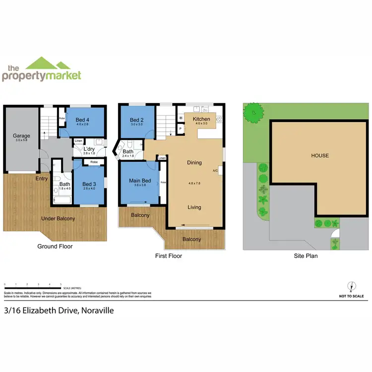 Floorplan of Homely unit listing, 3/16 Elizabeth Drive, Noraville NSW 2263