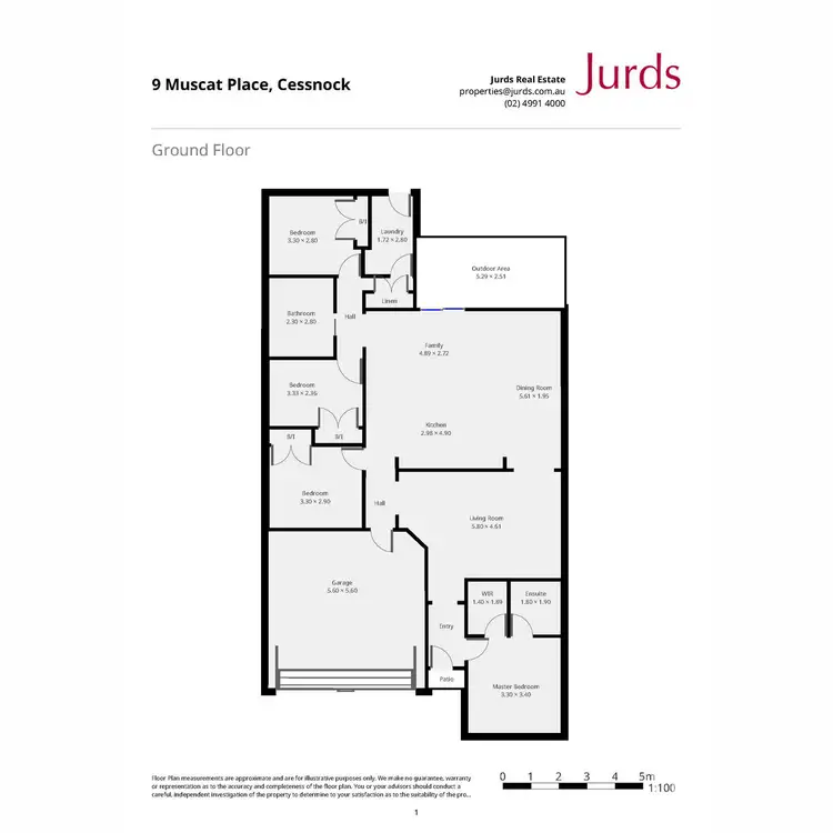 Floorplan of Homely house listing, 9 Muscat Place, Cessnock NSW 2325