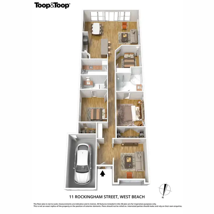 Floorplan of Homely house listing, 11 Rockingham Street, West Beach SA 5024