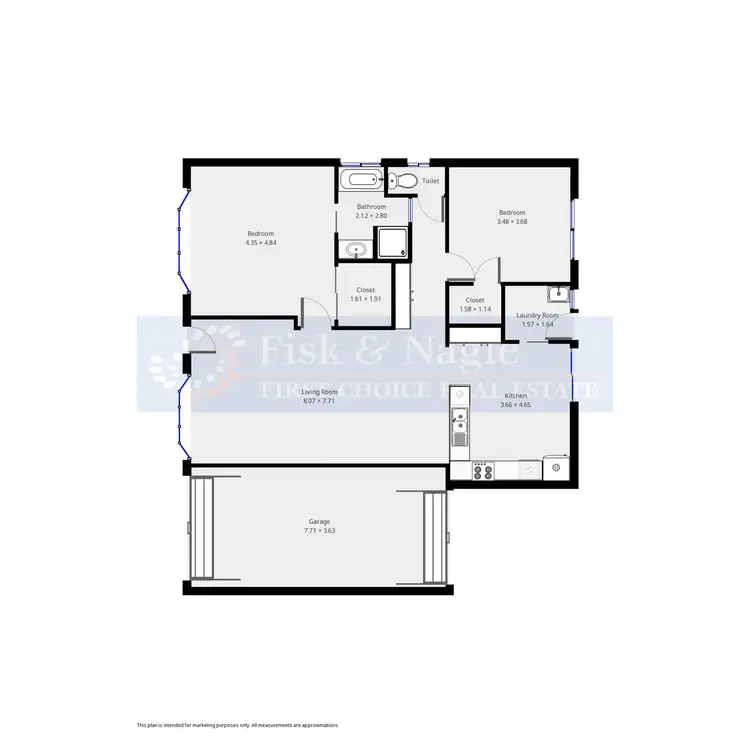 Floorplan of Homely unit listing, 3/6 Cameron Street, Merimbula NSW 2548