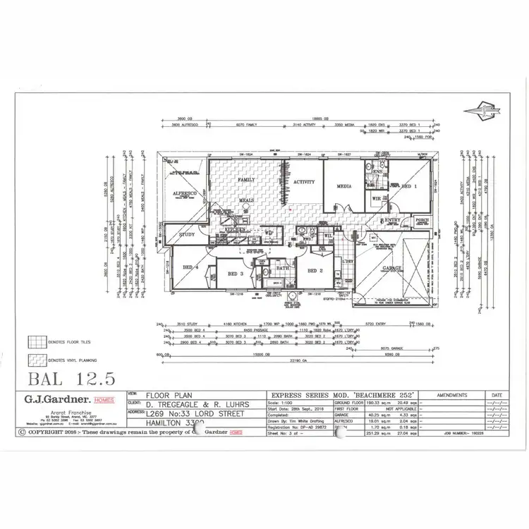 Floorplan of Homely house listing, 33 Lord Street, Hamilton VIC 3300